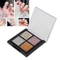 Miniatyrbild 1 av 8: Nagelpulver 4 Färger Metallic Spegeleffekt Nagelpigmentpulver för Salong Hemanvändning