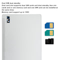 Miniatyrbild 6 av 8: 10,1 tums surfplatta för Android 10,1 surfplatta med 6 GB RAM 128 GB ROM 5G WIFI för spel, tittande, läsning EU-kontakt Vit