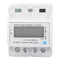 Miniatyrbild 2 av 8: Smart Energimätare DIN-skena Digital Display Elmätare WiFi Smart Energiövervakningsbrytare AC 110‑