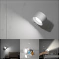 Miniatyrbild 2 av 6: Anpassningsbara LED-vägglampor, uppladdningsbara batteridrivna för mångsidighet, magnetisk bas möjliggör 360° rotation, inbyggt batteri säkerställer tillförlitlighet