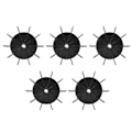 Miniatyrbillede 2 af 2: 5 stk. Retningsforbindelse Blæserblad 13mm 10-Bladet Impeller Luftkompressor Motor Blæser Tilbehør