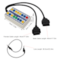 Pikkukuva 6 / 8: OBDII-jakaja OBD2-protokollan ilmaisimella ja diagnostiikkajohdolla, universaali auton OBD-linjan signaalinsiirtoon