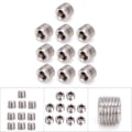 Miniatyrbillede 1 af 2: 10 stk. 304 Rustfrit Stål Rørfittings Prop Hoved Hantråd BSPP Hex Prop Hoved 3/8 tommer