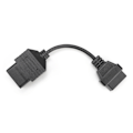Miniatyrbillede 2 af 2: 17-polet til 16-polet OBD2 Diagnostisk Kabeladapter Stik Passer til Toyota