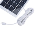 Pikkukuva 5 / 8: Ulkoilma 3W 5V Polysilikooni Aurinkopaneeli DIY Aurinkolatausgeneraattori Matkapuhelimelle