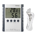 Miniatyrbillede 2 af 2: Multifunktionel elektrisk digital temperatur- og fugtighedsmåler termometer hygrometer