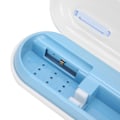 Miniatyrbillede 3 af 8: UVC Tandbørsteetui LED Opbevaringsboks Rengøring Rejse Genopladelig Tandbørstebeholder