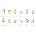 Miniatyrbild 1 av 2: 1 Ask Nagelkonst Dekoration Naglar Rhinestone Manikyr DIY Tillbehör Verktyg (04Rhinestone legering)
