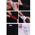 Miniatyrbillede 5 af 8: Akryl Neglekunst Display Stativ Magnetisk Adsorption Neglespids Gel Polish Display Bræt Holdere