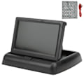 Miniatyrbild 5 av 6: 4,3 tum TFT LCD-monitor för bilkamera, hopfällbar backkamera för husbil, lastbil, buss