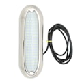 Miniatyrbillede 2 af 8: 12VDC Bådunder vandlys 120 LED Lysstærkt Lys IP68 Vandtæt Rustfrit til Skibe Yachter Motorbåde Blåt Lys