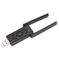 Miniatyrbild 8 av 8: Trådlös nätverksadapter, snabb dataöverföring Tri Band USB3.0-anslutning för stationär dator laptop PC, hög trådlös överföringshastighet stark
