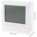 Miniatyrbild 2 av 5: Temperaturregulator med digital LCD, programmerbar termostat för väggmonterad golvvärme, kylstyrning, central luftkonditionering för hemmet