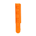 Miniatyrbillede 1 af 2: 18 stk Professionelle Permanent-Hårruller Hjem DIY Bølgede Krøllede Hårkrøller Stylingværktøj Orange