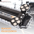 Miniatyrbild 3 av 5: Varningsljusramp för takmontering, magnetisk blixtljusramp med kraftfulla LED-lampor för maximal synlighet, valbara blixtmönster