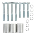 Miniatyrbilde 5 av 8: 4-Bolts Gasspjeldavstandsstykke Metall Gasspjeldadapterplate Erstatning for JEEP WRANGLER CHEROKEE