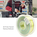 Pikkukuva 6 / 8: PLA-filamentti Värigradientti Rainbow Monivärinen Silkkimäinen Kiiltävä 1.75mm 3D-tulostin Filamentti