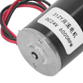 Pikkukuva 5 / 8: 31ZY Pysyvän Magneetilla Varustettu Sähkömoottori Korkea Vääntömomentti Säädettävä Nopeus Metallivaihteinen Moottori DC 24V 6000RPM
