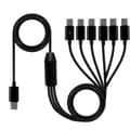 MultiUSB C-kabel USB C-splitterkabel Typ C till USB C Data & Laddning för enhet