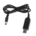 USB til DC 12V-adapter, 2,1x5,5 mm USB til DC 1,5A Step Up Converter Jack Powe