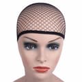 Vävd Mesh Perukmössa Elastisk Hätta Svart Stretchig Fisknät Snood Hatt Håraccessoar