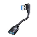 90 graders hann til hunn kabel USB 3.0 plassbesparende dataforlengerkabel