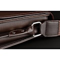Miniatyrbillede 5 af 6: Sacoche - JINDING - Stiv Cuir PU Rigide - Elegant - Brun - Til Bøger og iPad kastanj