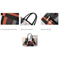 Miniatyrbillede 2 af 6: Håndtaske - JINDING - SC 6628 - PU-læder - Rød - Crossbody Röd