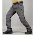 Miniatyrbild 1 av 4: Pantalon Herr MTOWSUC IX10 Flerfickad Zippad Tunn Combat Arbetsbyxor Militär Taktisk Grå Kall Cool grå M