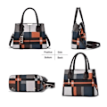 Miniatyrbillede 4 af 6: Håndtaske - JINDING - SC 6628 - PU-læder - Rød - Crossbody Röd