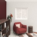 Miniatyrbild 2 av 2: Ett par vindrutor 45x90 cm CHARLIE, av Soleil d'Ocre Röd