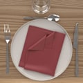 Miniatyrbild 1 av 2: Set med 3 röda "ALIX" servetter Röd