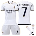 Miniatyrbild 1 av 2: 23-24 Ronaldo 7 Real Madrid tröja Ny säsong Senaste fotbollströjor för vuxna barn VTY Sarl Kids 18(100-110cm)