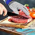 Miniatyrbild 3 av 5: Skärskyddshandskar Högpresterande Skydd Nivå 5 Arbetshandskar Kökskyddshandske För Fiskfilé, Köttskärning, Mandolin, Ostron Och Snidning