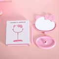 Miniatyrbild 5 av 5: Sminkbordsspegel, Kattungeform – Kawaii & Sminkspegel för Badrum eller Sovrum – Rosa, Födelsedagspresent för Hello Kitty-fans (FMY)