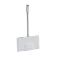 Miniatyrbild 1 av 5: Lightning till RJ45 Ethernet LAN Trådbunden Nätverksadapter 5 i 1 USB OTG LAN RJ45 Ethernet 3,5 mm Hög Hastighetskonverterare
