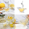Miniatyrbild 4 av 5: 2 st Citron Lime Pressare, Manuell Citron Citrus Juicer, Akryl Fågel Fiskformad Citronpressare