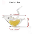 Miniatyrbild 4 av 5: 2-pack citronpressar, akryl citronpress, båtformad manuell citronpress för skivor