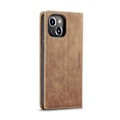 Miniatyrbild 3 av 4: För iPhone 14 CaseMe-013 Multifunktionellt Retro Frostat Läder Telefonfodral