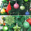 Miniatyrbild 3 av 5: 1 Ask 3cm Hem Julgransdekor Boll Prydnad Hängande Julgransfest Ornament Dekorationer Gold
