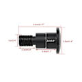 Miniatyrbild 2 av 5: Motorcykelstyre Bar End Spegeladapter för Yamaha MT07 MT09 Niken TMAX MT10 MT01 MT125 XSR700 XSR900 FZ6 FZ07 FZ09 FZ10 FZ1