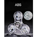 Miniatyrbild 2 av 5: Kristall Luminous LED-ljus Fidget Spinner Hand Top Spinners Glow in Dark EDC Stress Relief Toys Gyroskop