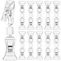 Miniatyrbild 1 av 5: 50 st dubbelsidiga skyltclips Skyltdisplay Mini Clip Clear Rotatable Merchandise Clip On Sign Hold