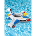 Miniatyrbild 4 av 5: Uppblåsbar Piratbåt Pool Float för Barn med Inbyggd Vattenpistol, Uppblåsbar Ride-on för Barn