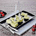 Miniatyrbild 5 av 5: Små gafflar i rostfritt stål för cocktailtilltugg dessertfest 10 stycken 2-uddig fruktgaffel8700521896480
