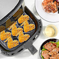 Miniatyrbild 4 av 5: Ersättningsgrillpanna för Air Fryer, Air Fryer-tillbehör för Rj38-sqss-8t-d, 8qt Nonstick Removable G