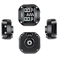 Miniatyrbild 4 av 5: TPMS Motorcykel Däcktrycksensorer Motor TMPS Däcktrycksövervakningssystem Vattentät 2 Hjul Däck Extern Sensor