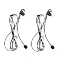 Miniatyrbild 1 av 3: 2 st Hifi-r Domare In-ear Hörlurar För V4c V6c Domare Öra Intercom Headset