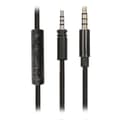 1,8 m Kabel för Sennheiser Momentum 2.0 med Volymkontroll och Mikrofon - Inline-kabel - Svart