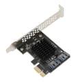 PCIe SATA 3.0-expansionskort för stationär dator - Stabil 6 Gbps-överföring, Plug and Play-kontroller